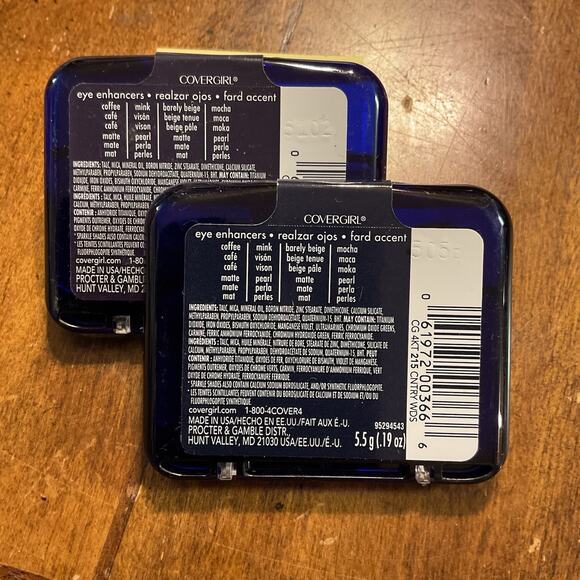 CoverGirl Eye Enhancers 4-Kit Eyeshadow Country Woods 215 0.19 oz Lot Of 2 - Picture 3 of 4